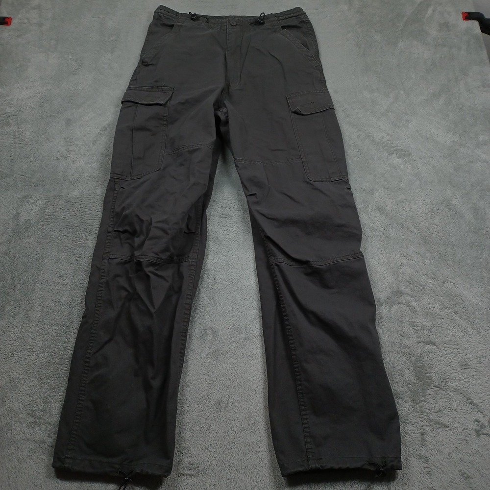 Brandy Melville Pants Womens‎ Small Gray Cargo Pockets Utility Preppy